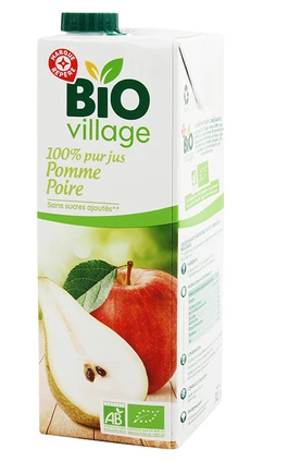 Organic 100% apple juice