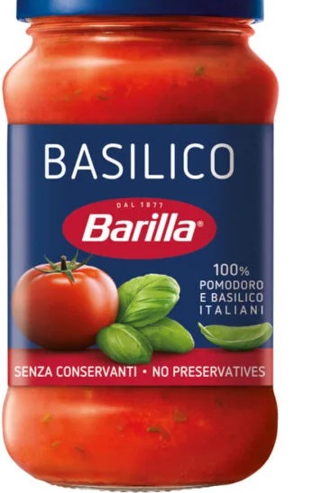 BARILLA Tomato Sauce with Basil 400g