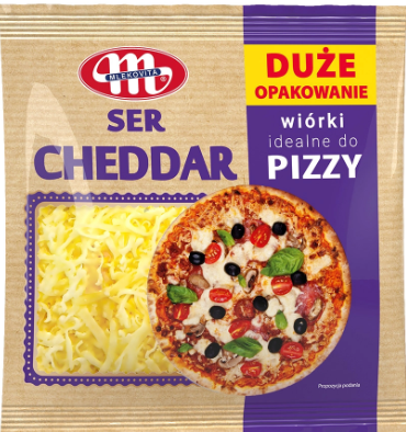 Shredded Cheddar Cheese, 5 Packs (500g)