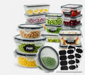 EcoFresh 16-Piece Food Storage Set – Versatile, Durable & Leak-Proof Containers for Every Meal x 10