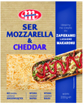 200g of grated mozzarella and cheddar cheese