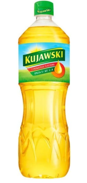 Kujawski First-Pressed Rapeseed Oil 1 L x 100