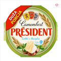 Président Light Camembert Cheese with Basil 170 g