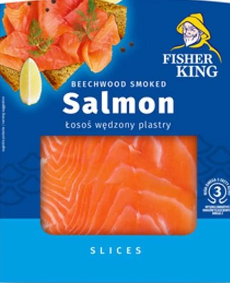 Smoked salmon slices 100 g Fisherking
