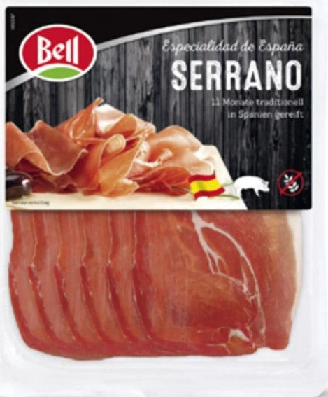 Serrano ham slices 80 g Bell