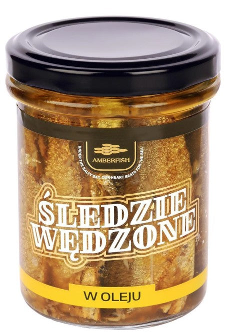 Baltic Smoked Herring in Oil 180G Amberfish