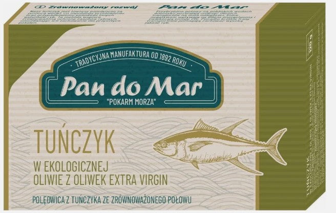 TUNA WITH EXTRA VIRGIN OLIVES 120 g - PAN DO MAR
