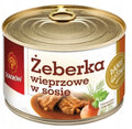 PORK RIBS IN SAUCE IN A CAN OF SOKOŁÓW 400g